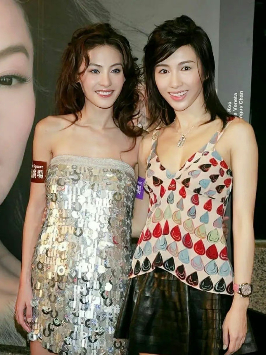 黎姿和张柏芝站在一起,瞬间就变普通了…… 676767美女果然是比