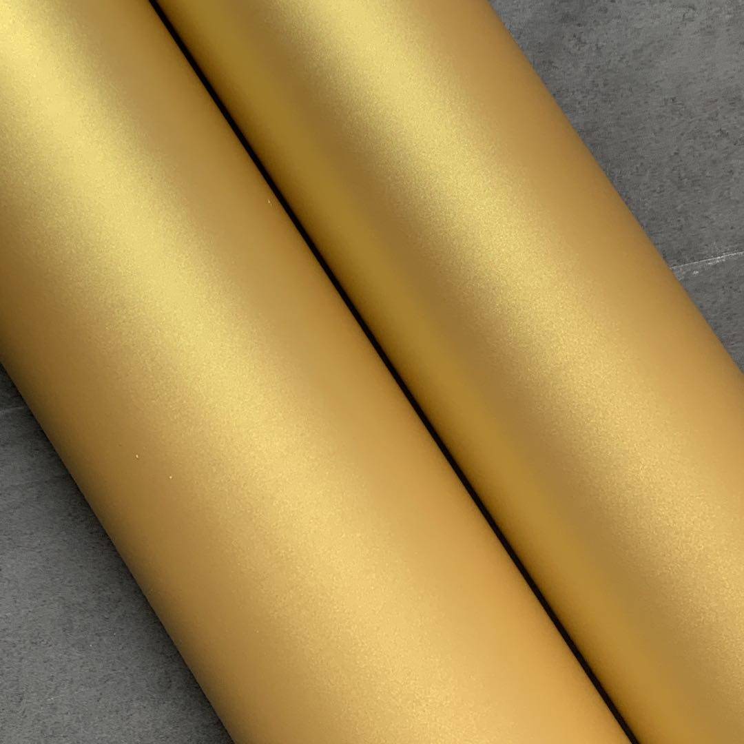 特厚排气金色麻面哑光墙纸壁纸翻新贴纸pvc墙贴