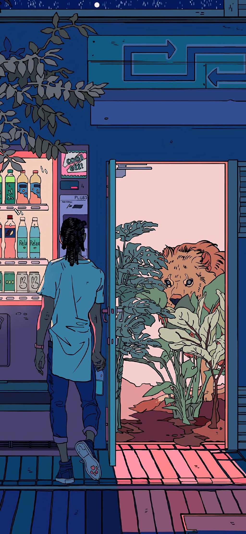 创意手绘插画高清手机壁纸