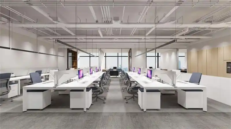 公共办公区装修效果图