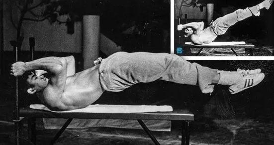 李小龙最屌炸天的腹肌训练绝技,学了你也能有六块