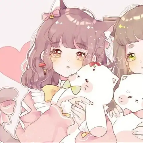 可爱的闺蜜头像艾特你的闺蜜用吧