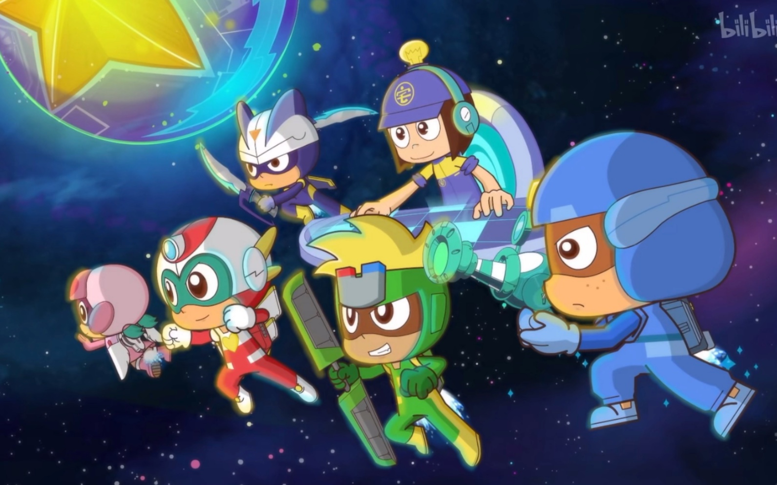 开心超人联盟合照