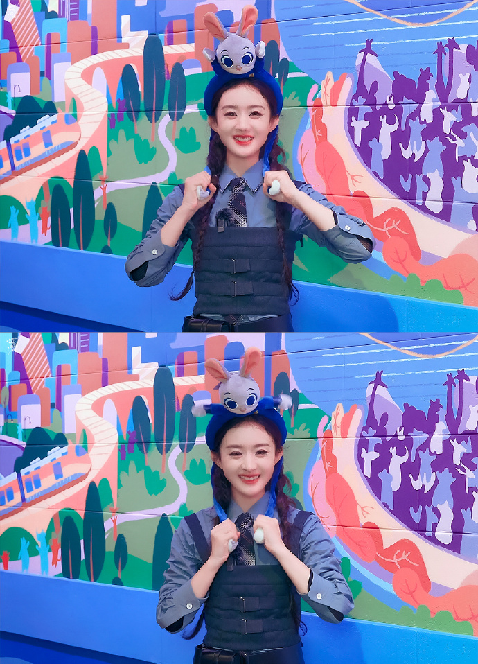 赵丽颖超话zly#赵丽颖 动物城vlog#【迪士尼×修图18p】929292