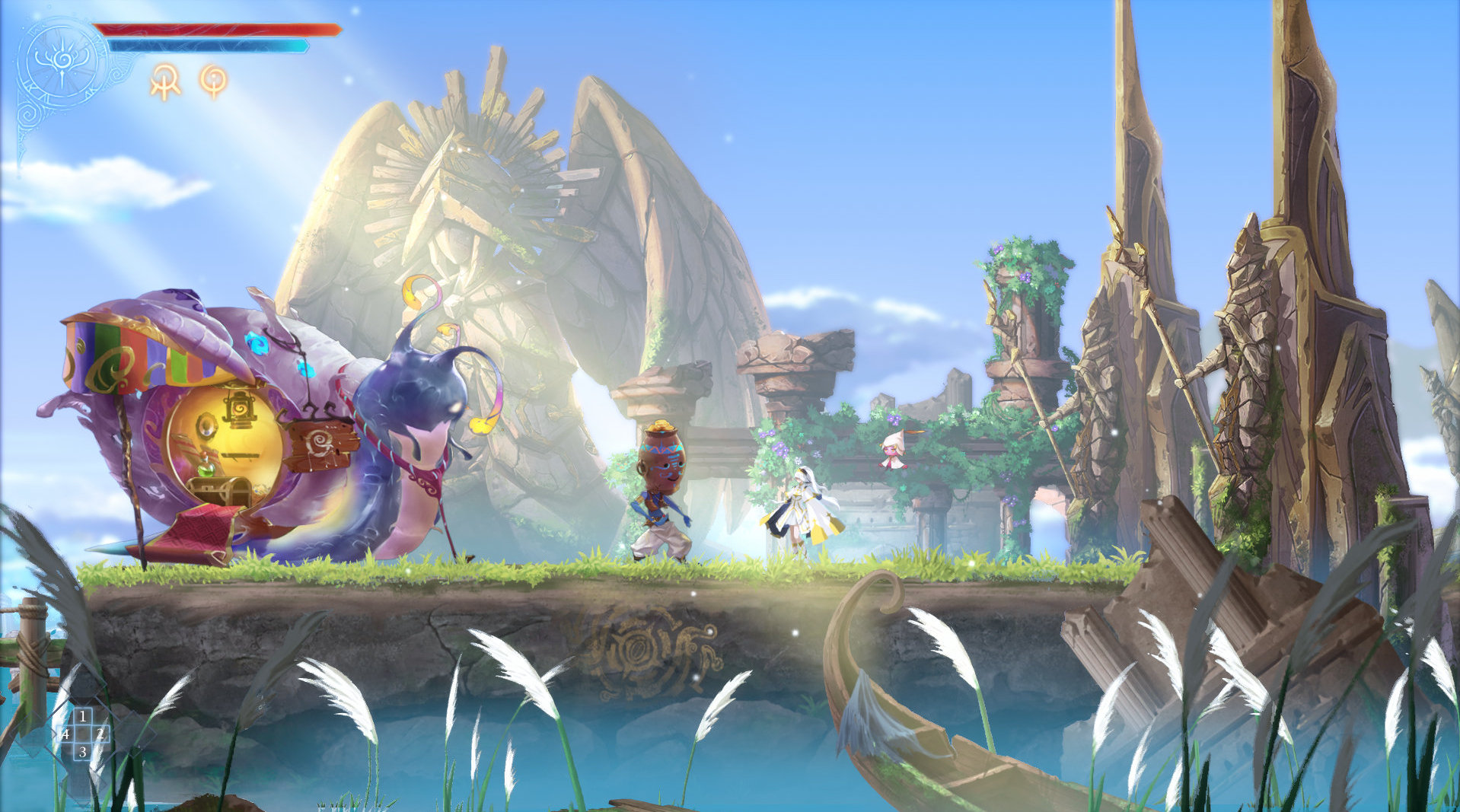 由上海烛龙开发的传统2d横版类银河恶魔城动作游戏《心渊梦境》