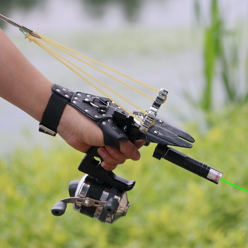 射鱼努枪神器枪鱼箭射抖音激光捕鱼箭镖弹弓射鱼神器全自动高精度