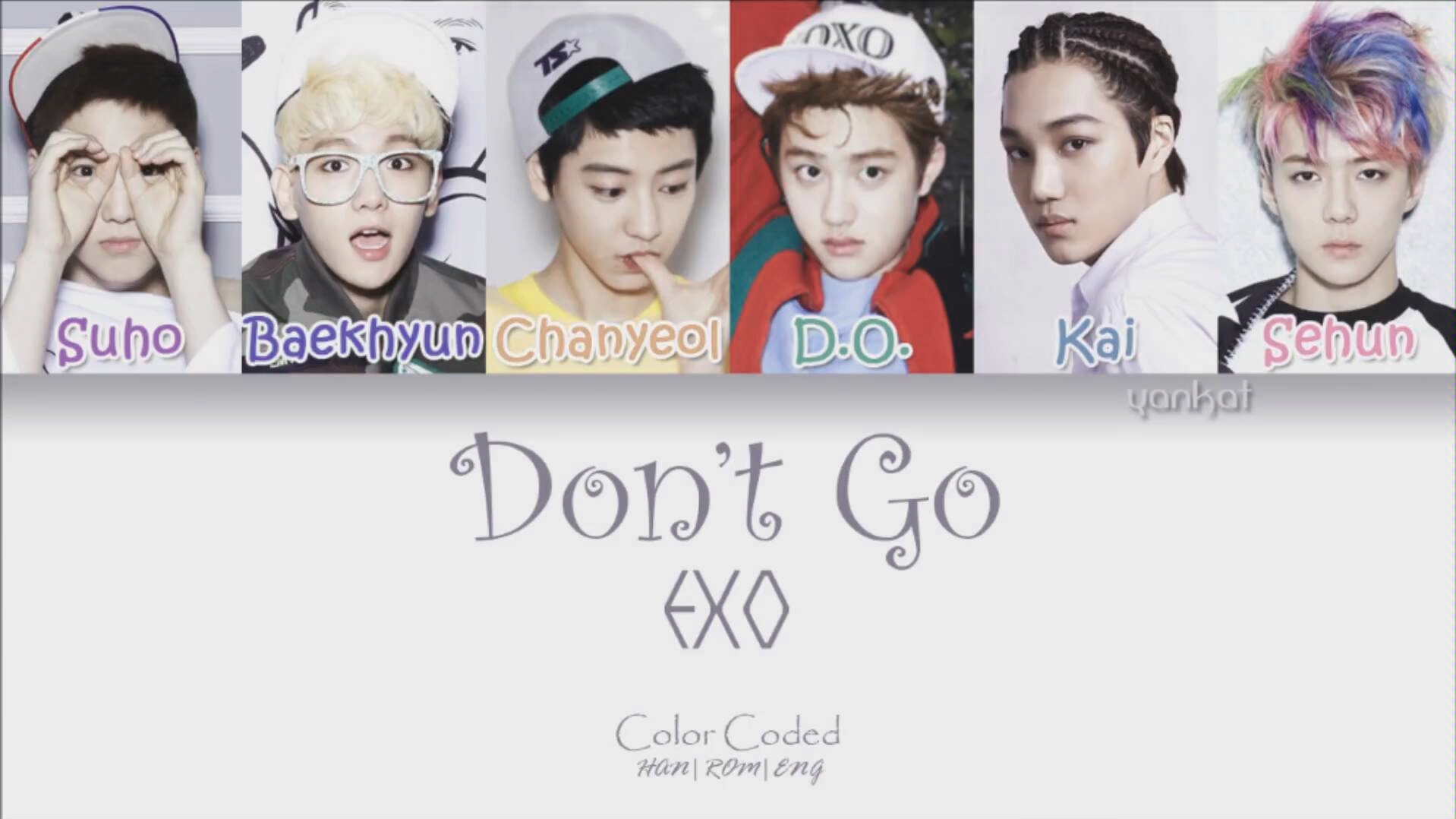 回忆向exo蝴蝶少女韩语版本歌词