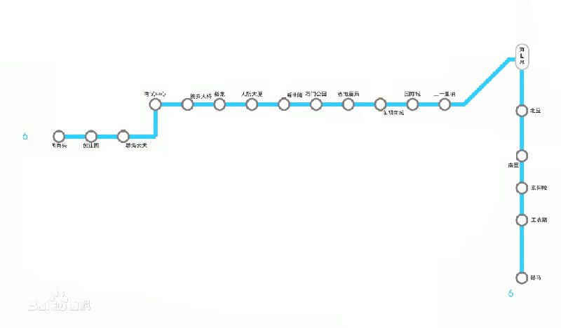 石家庄地铁6号线规划图