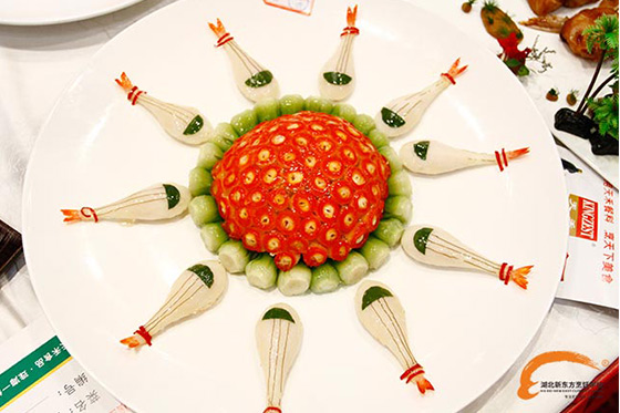 冬天里的花式创意冷拼拼出暖暖情