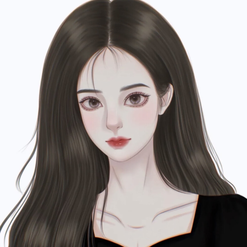 堆糖一婉手绘女生头像