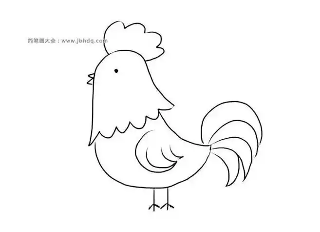 创意鸡简笔画