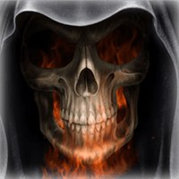 死神头像恐怖 黑白恐怖死神头像_微信头像图片大全