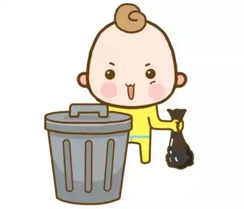 倒垃圾简笔画 倒垃圾简笔画图片