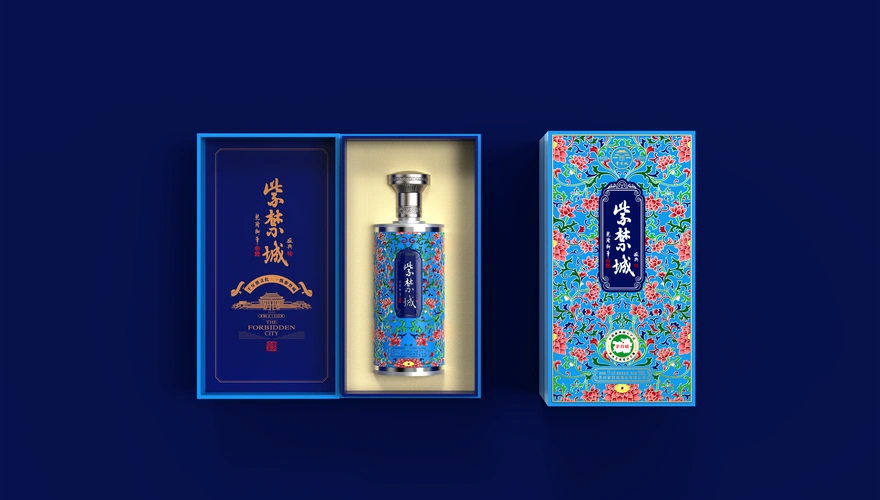 紫禁城白酒包装设计印刷