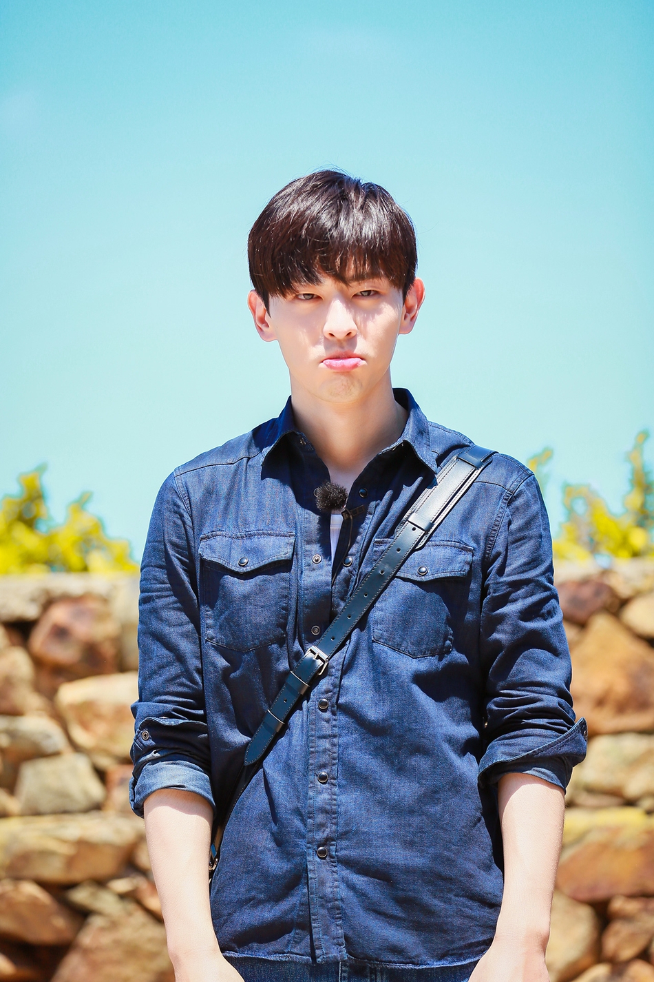 爸爸去哪儿5邓伦节目卖萌高清图片