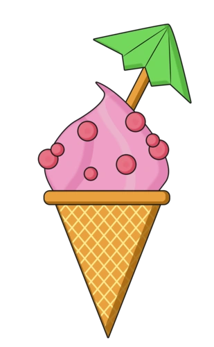 卡通冰淇淋png素材图片