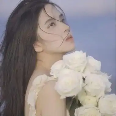 清新淡雅的高颜值耐看侧脸女头