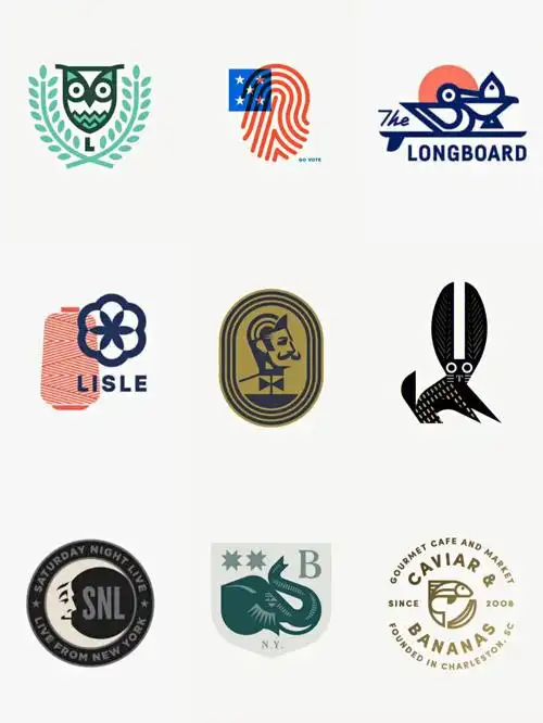 设计灵感经典美式logo设计