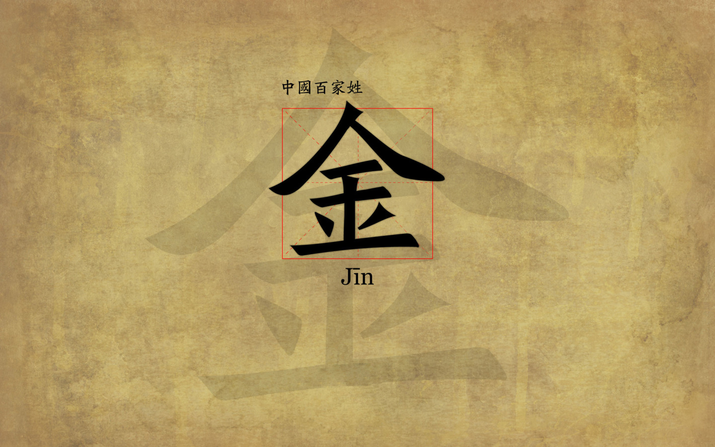 2014年最新流行百家姓氏桌面壁纸图片下载三