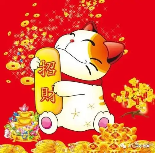 艺库美术 | (四幼大班)我们的吉祥物 可爱又惹人爱的招财猫