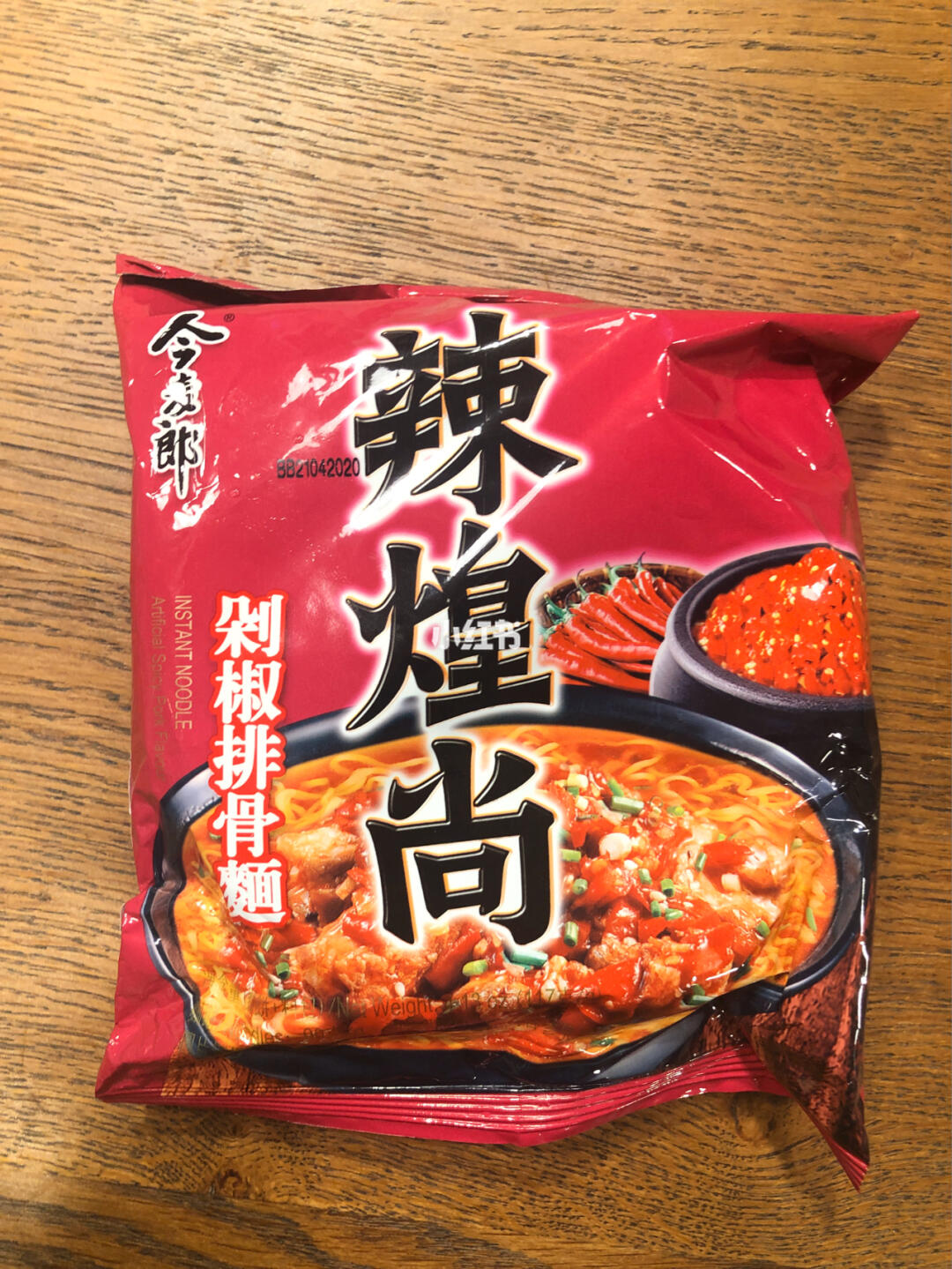 今麦郎辣煌尚剁椒排骨面