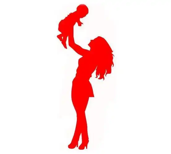 昌新保剪纸作品母爱