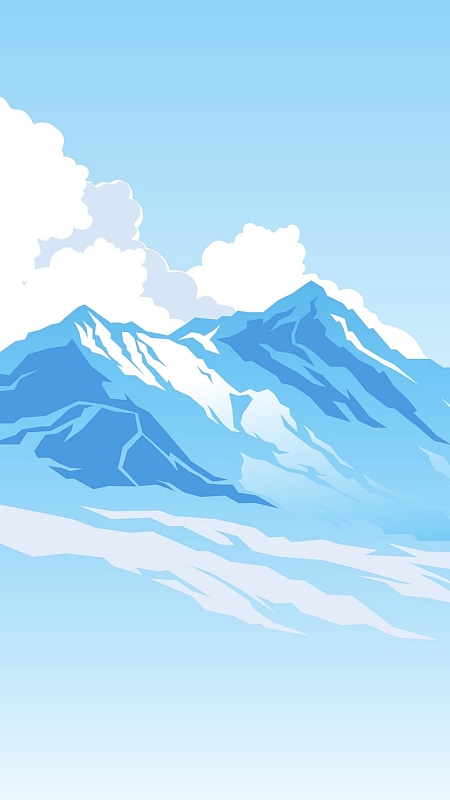 雪山h5背景