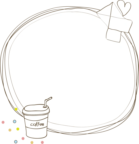 卡通手绘素描边框