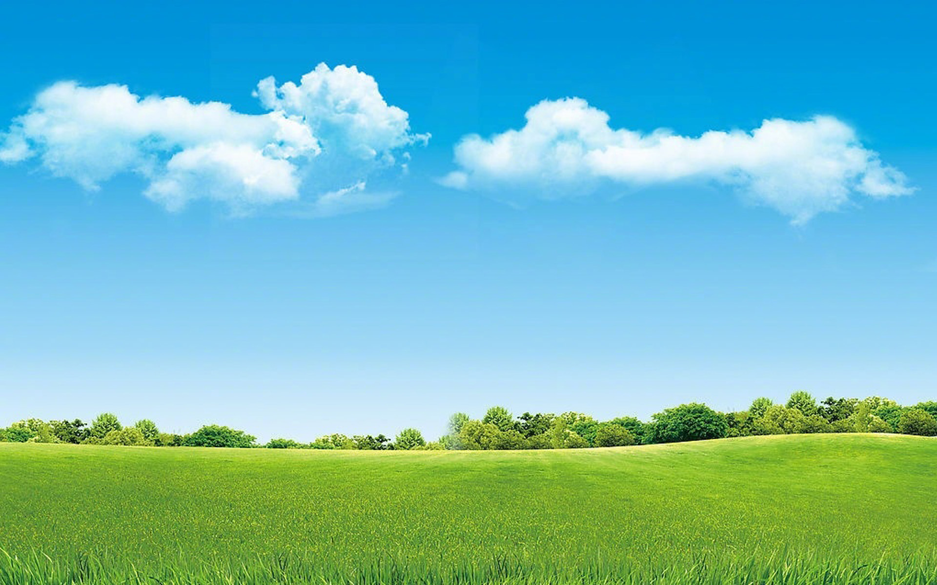 蓝天白云唯美风景图片桌面壁纸