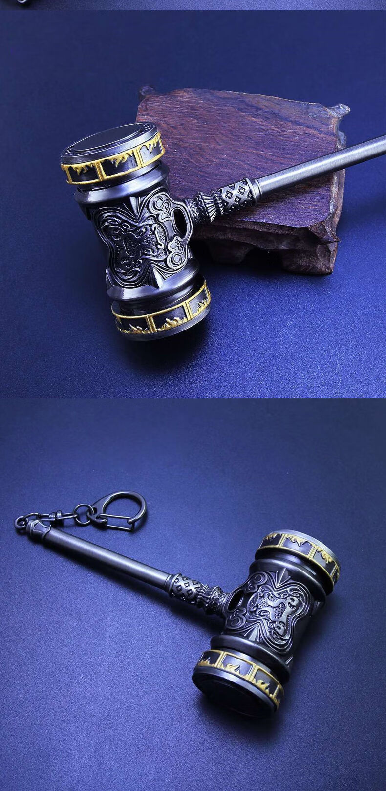 【新品】斗罗大陆唐三昊天锤超大号动漫周边手办玩具特大金属模型挂件