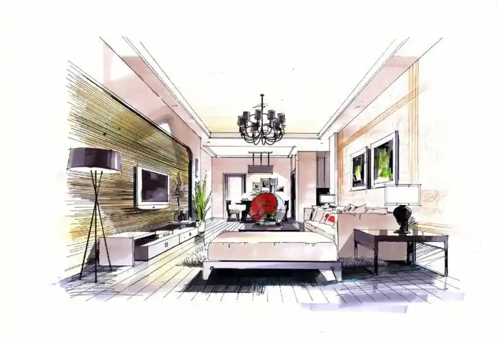 优秀室内手绘作品分享