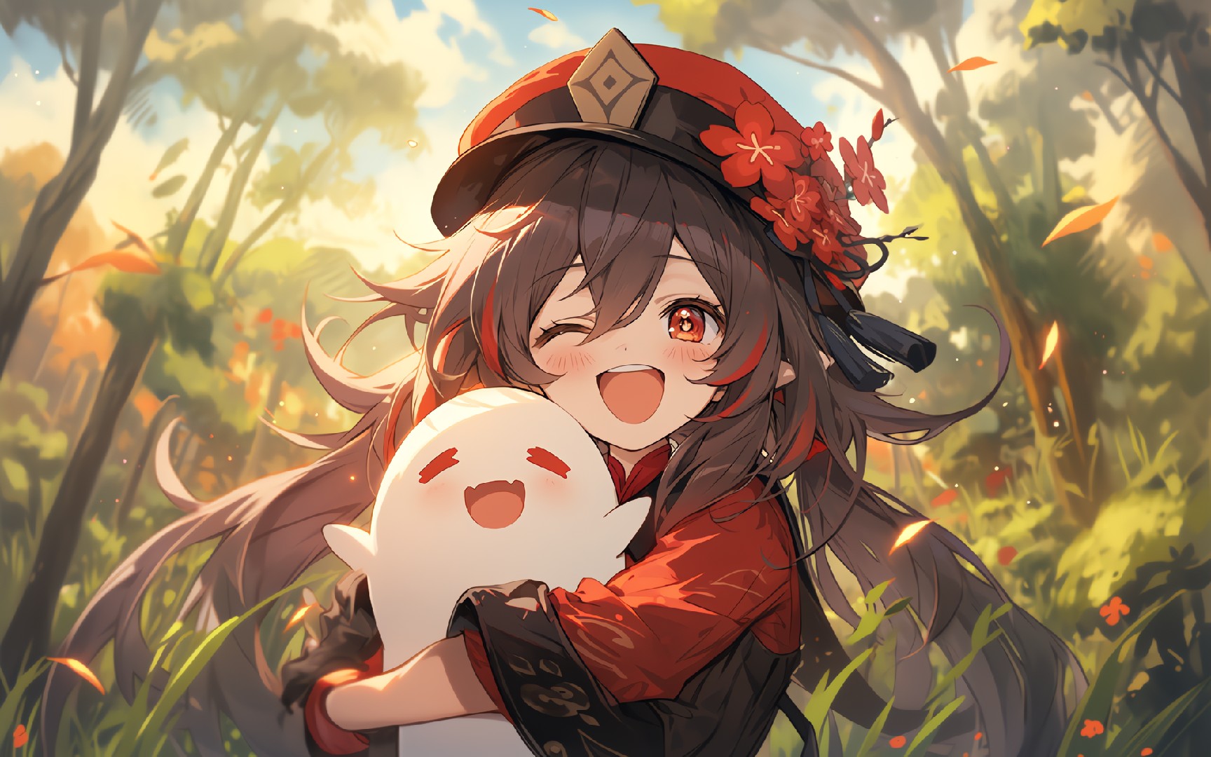 【原神-壁纸】胡桃↑溯↓绽放!