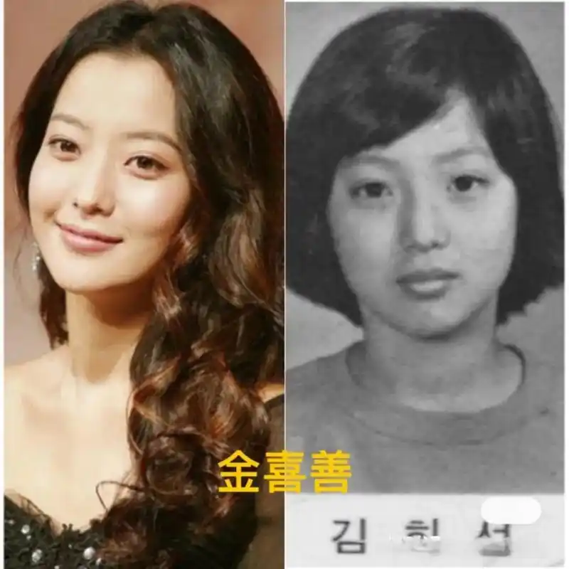 韩国女演员金喜善幼儿时期到18岁旧照合集.根本没有整过容,而 - 抖音