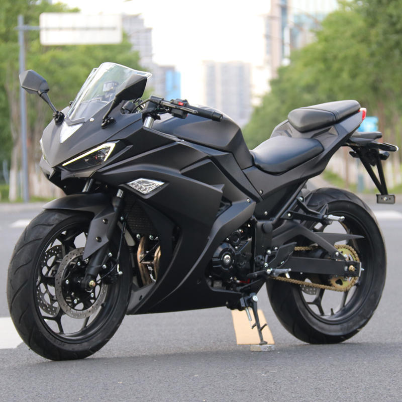 全新v6摩托车跑车国四电喷小忍者400双缸公路赛 地平线机车可上牌