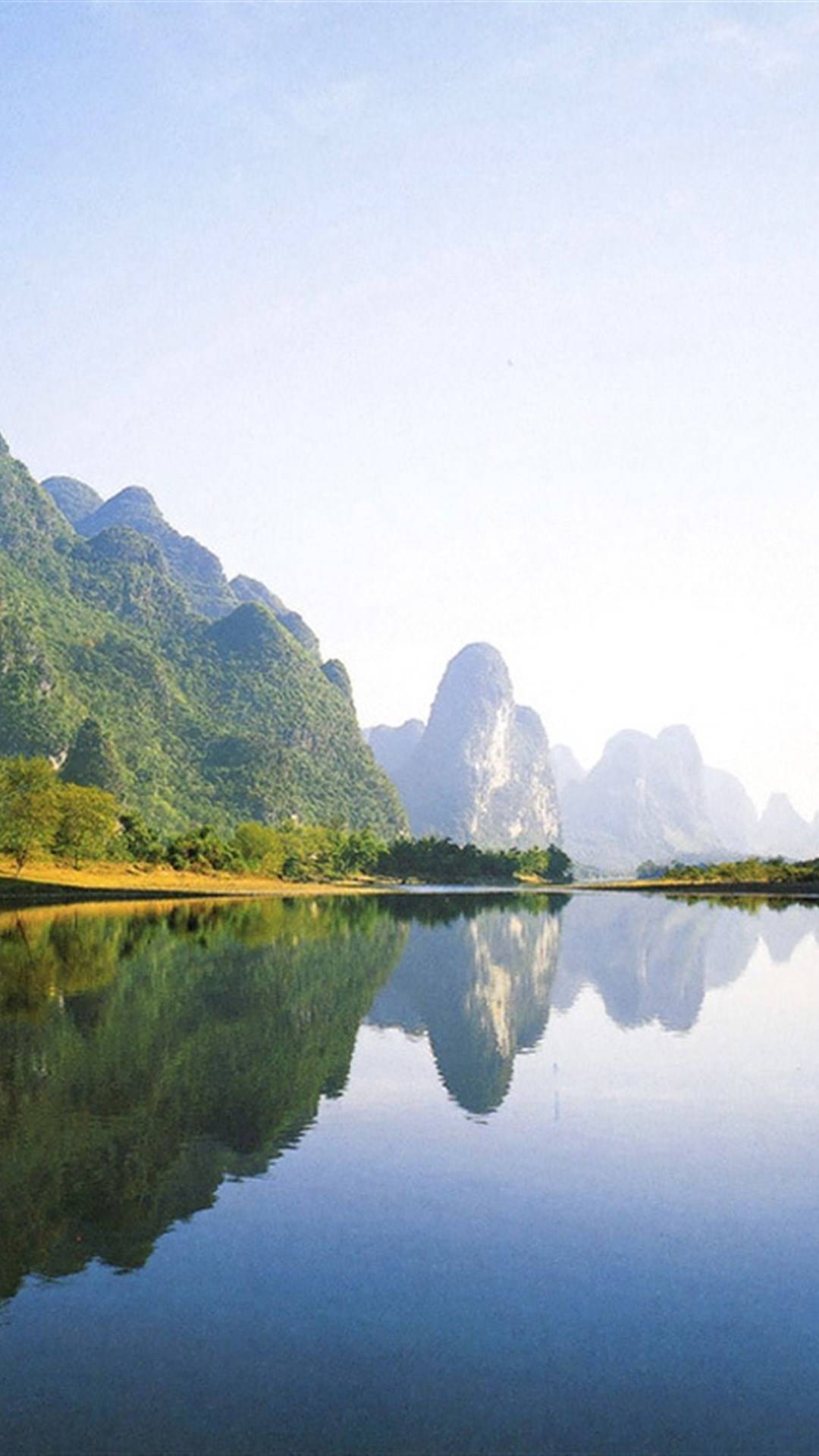 桂林山水甲天下,高清图片,手机锁屏桌面-壁纸族