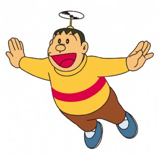 哆啦a梦胖虎图片