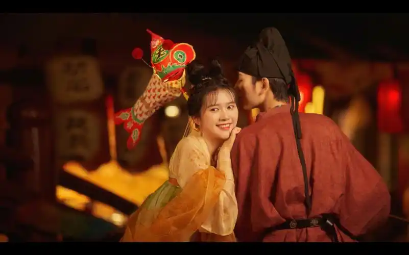 超甜电影感情侣写真西安约拍