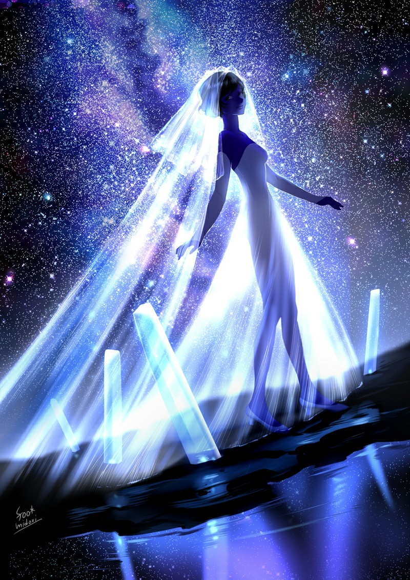 p站美图推荐——星空裙特辑