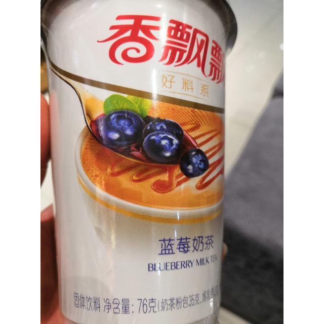 香飘飘蓝莓奶茶76g