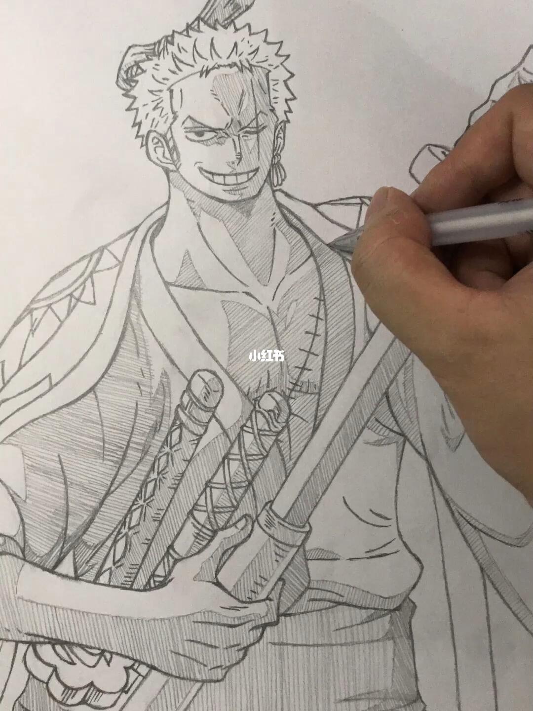 手绘   #海贼王   #索隆