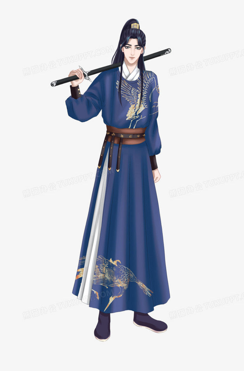 古装男子古风美男创意元素》,由迷南文化传媒(上海)有限公司设计师芮