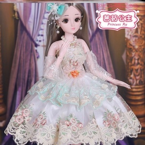 黛蓝超大芭比娃娃1米大号洋娃娃公主套装60cm单个女孩儿童玩礼物