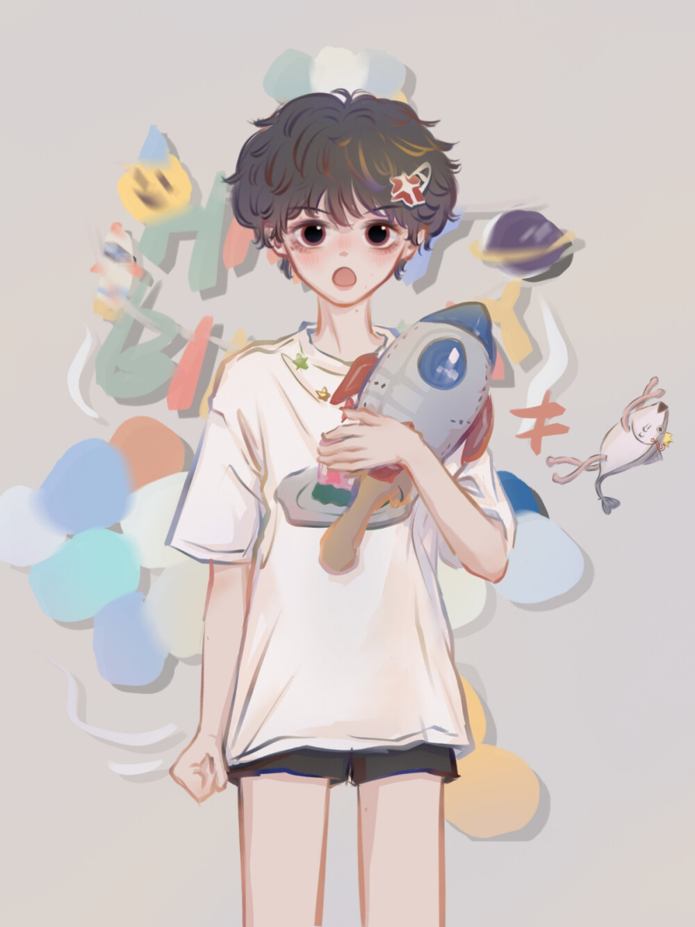 动漫卡通周深 cr:流泪哆啦头 都是微博上的老师,有水印,禁二传,禁二改