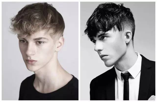 左右铲短,头顶的头发稍微长一点,还可以稍微 烫一下做出稍微凌乱的