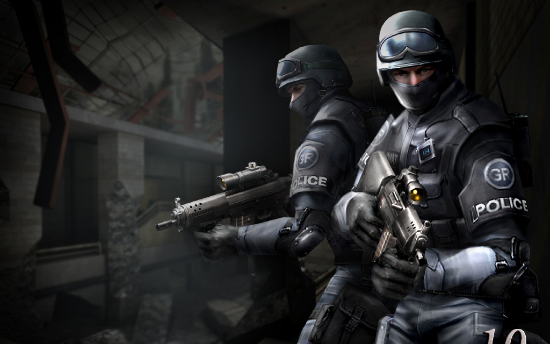 穿越火线cf官方美女性感宽屏桌面壁纸(二)