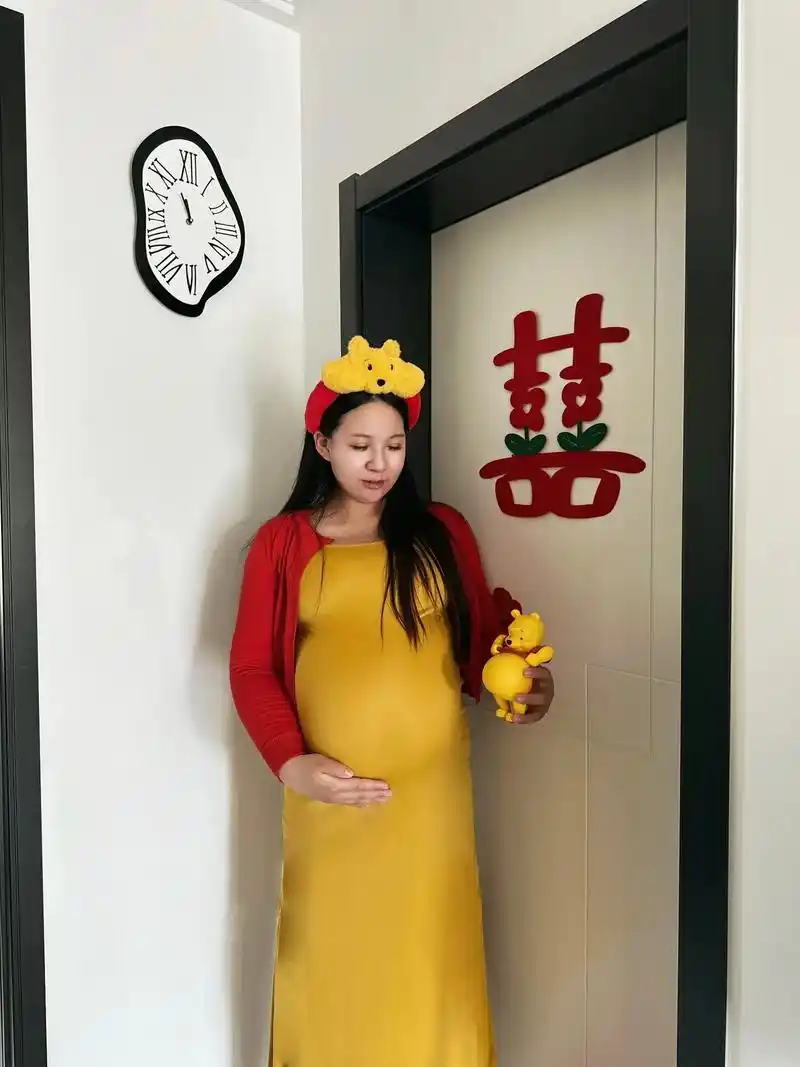 一组记录38周的大肚照95#生活碎片记录 #孕期记录 #卸货 - 抖音