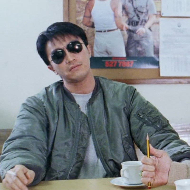 宽松百搭周星驰星爷电影逃学威龙同款外套男女夹克