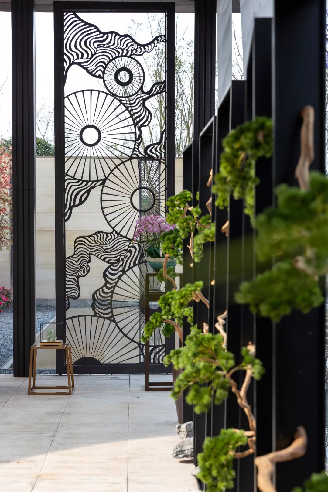 庭院屏风:13个庭院屏风设计案例,让你的庭院花园提升一个档次