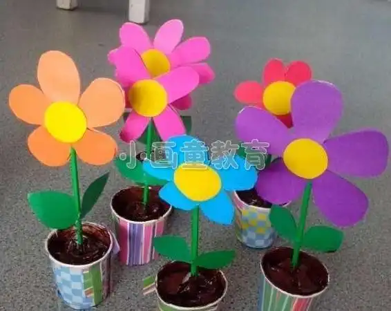 儿童美术手工制作:向日葵_高端儿童美术培训小画童官网 — 专注4-12岁