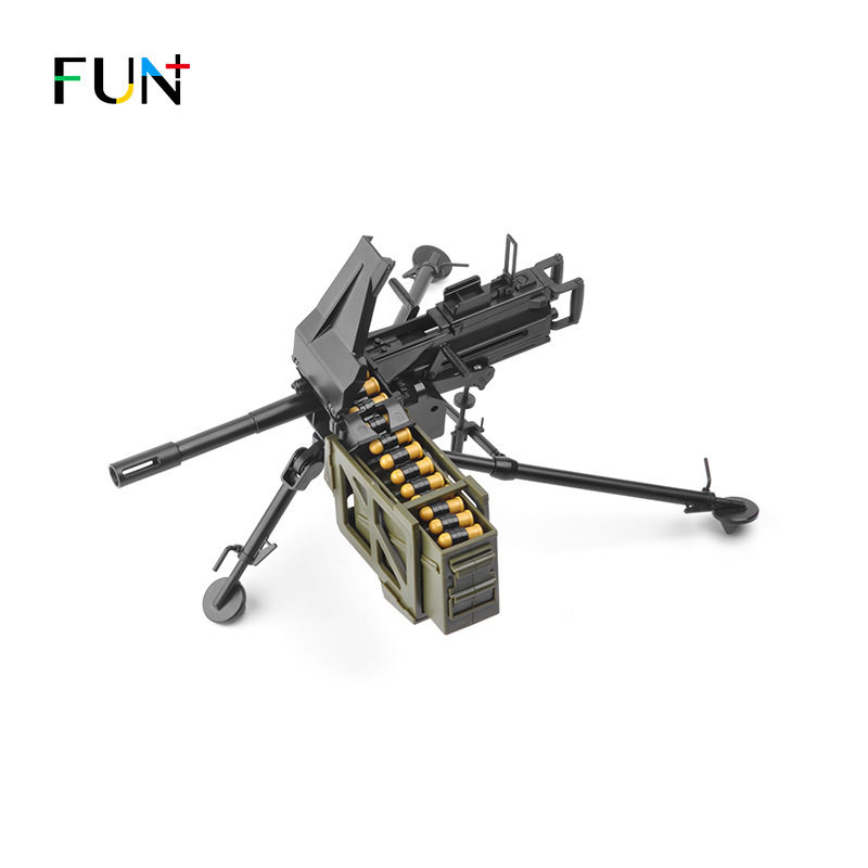 mk19榴弹发射器 4d拼装1:6机枪模型仿真摆件 军事武器玩具枪